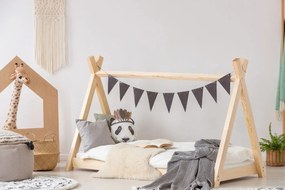 Mila TP házikó gyerekágy borovi fenyőfából, 90 x 200 cm - Adeko