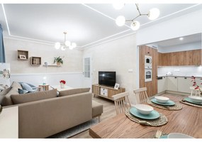 Damar Horizontal fehér-aranyszínű függőlámpa - Opviq lights