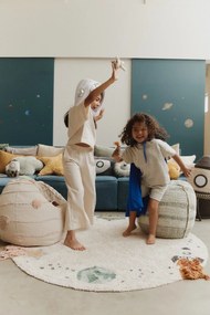 Krémszínű gyerek babzsákfotel Solar System – Lorena Canals