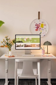 Íróasztal állítható magassággal 80x120 cm Mailand – Germania