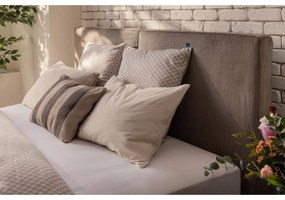 Szürkésbarna boxspring ágy 160x200 cm Olia Bold – Bonami Selection