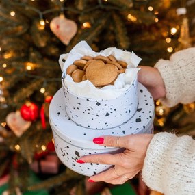 Süteménytartó fém doboz szett 3 db-os Speckled – Premier Housewares