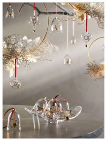 Üveg kézzel fújt karácsonyfadísz ø 6,5 cm Ann-Sofi Romme Annual Christmas Bauble – Holmegaard