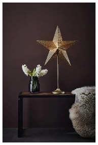 Aranyszínű fénydekoráció karácsonyi mintával ø 48 cm Rustic – Markslöjd