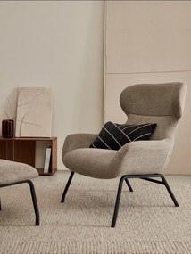 Barna puff Belina – Kave Home