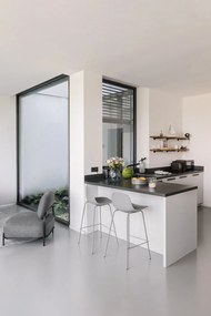 Szürke műanyag bárszék (ülésmagasság 67,5 cm) Whitby – Unique Furniture