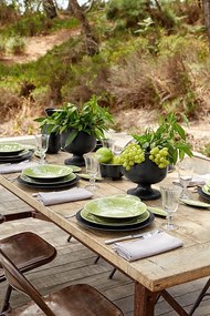 Riviera világoszöld agyagkerámia tároló tálca, hossz 18 cm - Costa Nova