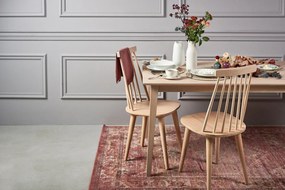 Filippa matt lakkozott tölgyfa étkezőasztal, 180 x 90 cm - Rowico