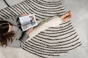 Fekete-bézs szőnyeg 160x230 cm Coastalina – Universal