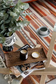 Pot Face fekete-fehér porcelán váza - Mauro Ferretti