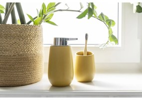 Sárga kerámia szappanadagoló 0.32 l Badi – Wenko