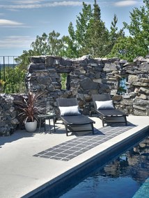 Kültéri párna 38x58 cm Sunny Pale Turquoise – Pappelina