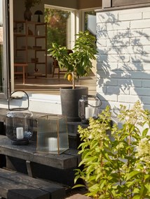 Hureno Picco 2 db fekete virágcserép - Hübsch