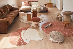 Bézs textil játéktároló kosár ø 23x27 cm Mushroom – Lorena Canals