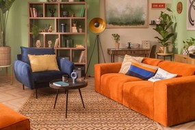 Barna könyvespolc diófa dekorral 150x198 cm Berlin – TemaHome