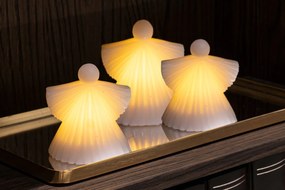 Fehér fénydekoráció készlet 2 db-os ø 9 cm Asta – Sirius