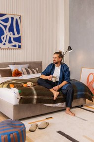 Narancssárga-krémszínű szőnyeg 160x230 cm Linea – Universal