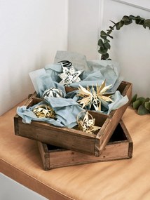 Ezüstszínű karácsonyi függődísz - Kähler Design