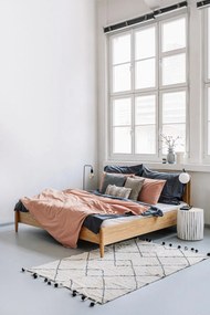 Kontur kékesszürke kerámia váza, magasság 29 cm - Kähler Design