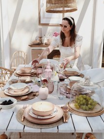 Water rózsaszín pohár újrahasznosított üvegből, 0,4 l - Ego Dekor