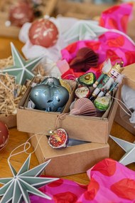 Fa karácsonyfadísz készlet 6 db-os 13 cm Nikita – Bloomingville