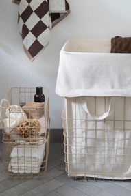 Bézs fém-textil szennyeskosár 64 l Store-It – Mette Ditmer Denmark