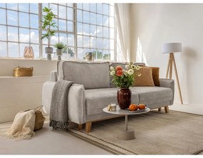 Bézs kordbársony kinyitható kanapé 218 cm Tori – Bonami Selection