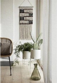 Haggo 2 db fehér vas virágtartó - Hübsch