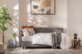 Fehér egyszemélyes len ágyneműhuzat 135x200 cm – Linen Tales