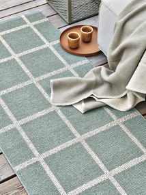 Szürkésbézs gyapjúkeverék takaró 140x200 cm Ylva Dark Linen – Pappelina