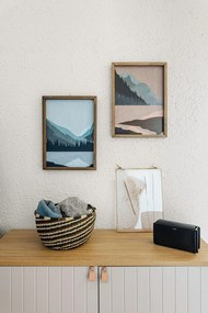 Fehér borovi fenyő alacsony komód 150x80 cm Miranda – Marckeric