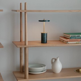 Zöld márvány LED dimmelhető asztali lámpa fém búrával (magasság 25,5 cm) Asteria Move Mini – UMAGE