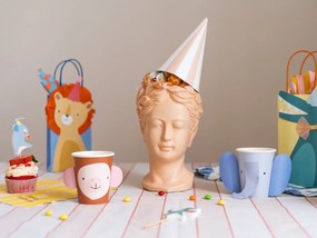 Asztalterítő 137x259 cm Peach Stripe – Meri Meri