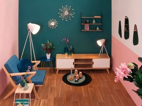 Sunburst aranyszínű falióra, ø 50 cm - Karlsson