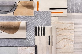 Bézs-krémszínű szőnyeg 140x200 cm Peblinne – Universal