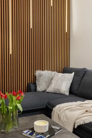 Charming Charlie antracit kinyitható sarokkanapé, bal oldali - Miuform