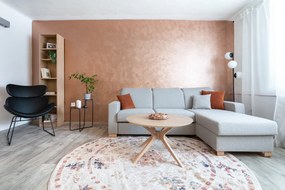 Cazar fekete műbőr fotel - Actona