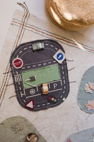 Krémszínű mosható kézi szövésű pamut szőnyeg 90x130 cm Cuisine Natural – Lorena Canals