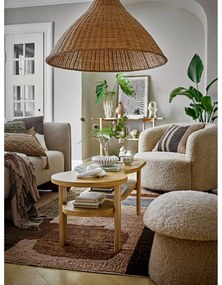 Bézs buklé fotel Bocca – Bloomingville