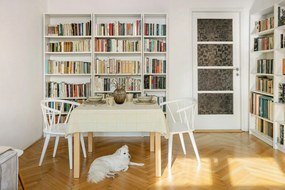 Dinex kihúzható étkezőasztal tölgy dekorral, 90 x 90 cm - Hammel