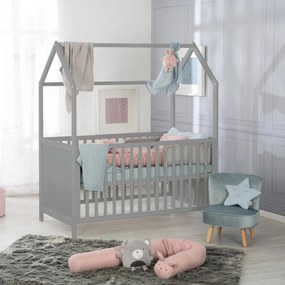 Világoskék bársony gyerek fotel Lil Sofa – Roba