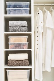 Műanyag tárolódoboz fedéllel 25 l Lona - Rotho