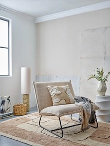 Natúr színű állólámpa textil búrával (magasság 110 cm) Payah – Bloomingville