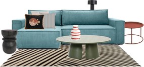 Cep zöld dohányzóasztal, ø 110 cm - Teulat