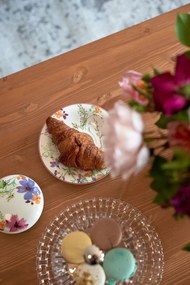 Inda fehér dohányzóasztal fenyőfából natúr asztallappal - Støraa