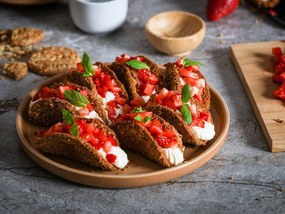 Malia 12 db-os tégla-narancssárga agyagkerámia étkészlet - Bonami selection