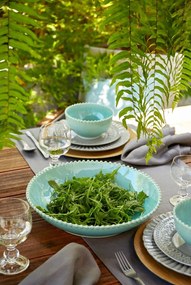 Cristal szürke agyagkerámia tányér, ⌀ 28 cm - Costa Nova