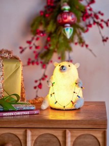 Fehér fénydekoráció Wally – Bloomingville