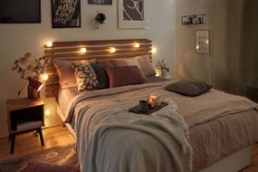 Világosbarna len párnahuzat, 70 x 90 cm - Linen Tales