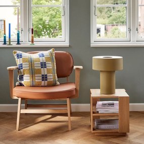 Haze narancssárga műbőr fotel - Hübsch